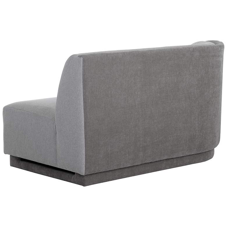 Image 4 Sunpan Jaclyn Modular Left Armchair Egypt Light Gray and Danny Medium Gray more views