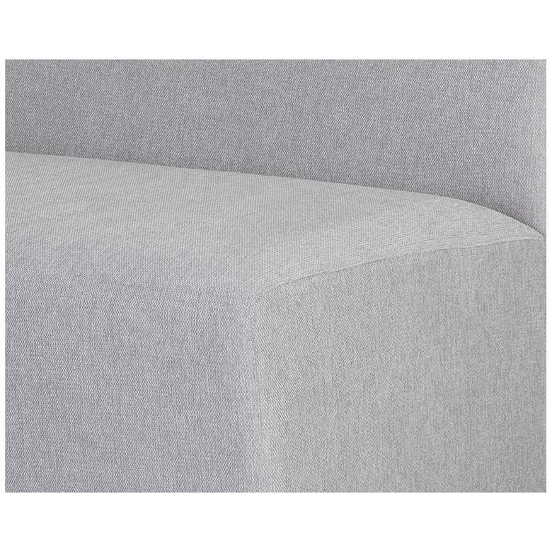 Image 6 Sunpan Jaclyn Modular Left Armchair Egypt Light Gray and Danny Medium Gray more views