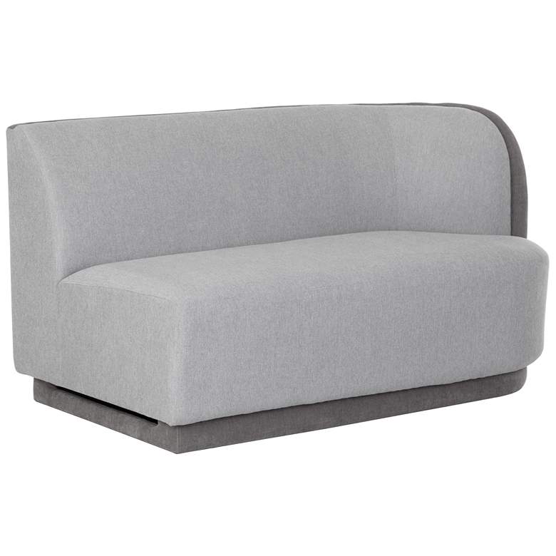 Image 1 Sunpan Jaclyn Modular Right Armchair Egypt Light Gray and Danny Medium Gray