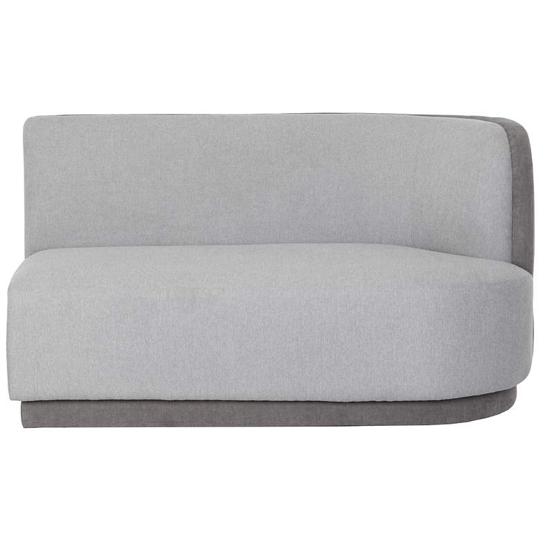Image 2 Sunpan Jaclyn Modular Right Armchair Egypt Light Gray and Danny Medium Gray more views