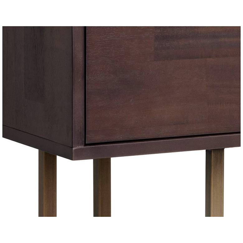 Image 6 Sunpan Jade Console Table Antique Brass Dark Mango more views