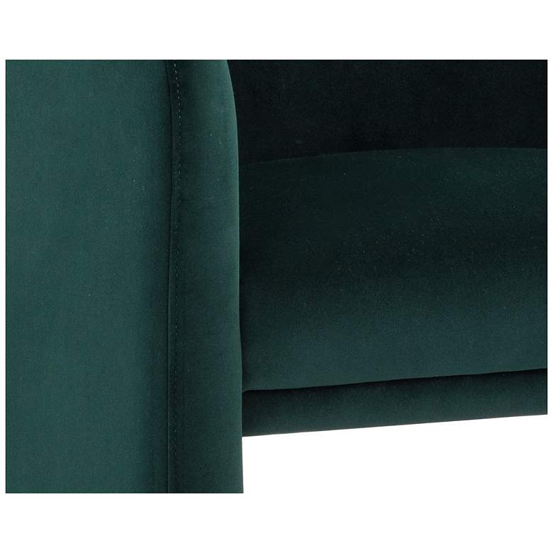Image 6 Sunpan Jaime Dining Armchair Meg Dark Emerald more views