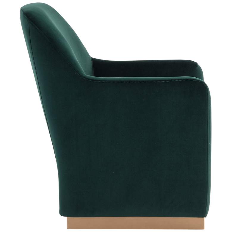 Image 4 Sunpan Jaime Lounge Chair Meg Dark Emerald more views