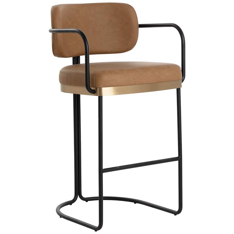 Image 1 Sunpan Jalen Barstool Milliken Cognac