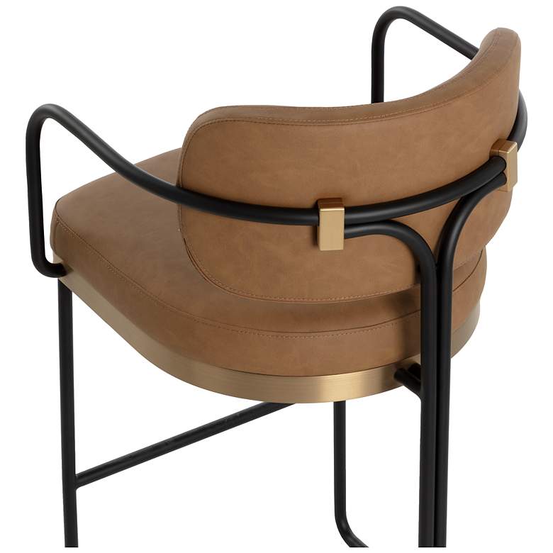Image 5 Sunpan Jalen Barstool Milliken Cognac more views