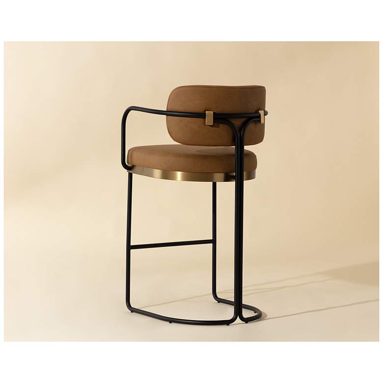 Image 6 Sunpan Jalen Barstool Milliken Cognac more views