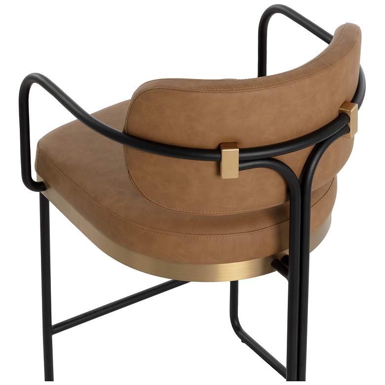 Image 5 Sunpan Jalen Counter Stool Milliken Cognac more views