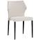 Sunpan James 22" Wide City Beige Stackable Dining Chairs Set of 2