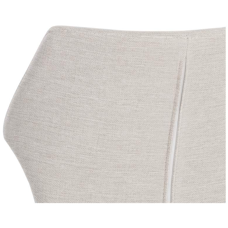 Image 6 Sunpan James 22" Wide City Beige Stackable Dining Chairs Set of 2 more views