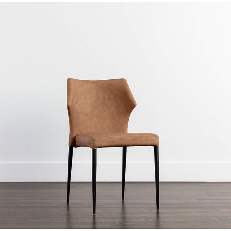 Image 1 Sunpan James Stackable Dining Chair Bounce Nut Set of 2