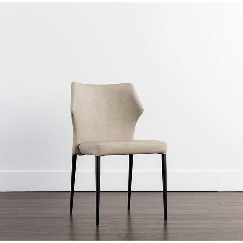 Image 1 Sunpan James Stackable Dining Chair Bounce Stone Set of 2