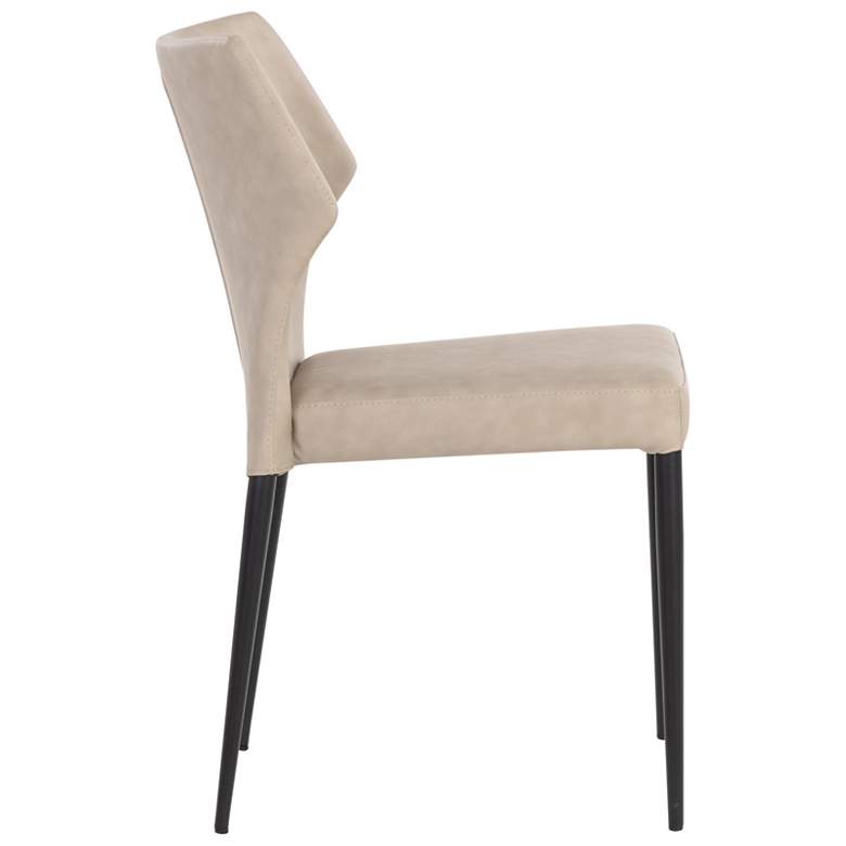 Image 3 Sunpan James Stackable Dining Chair Bounce Stone Set of 2 more views