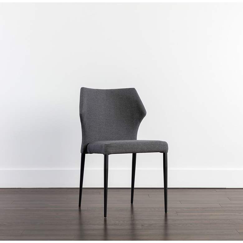 Image 1 Sunpan James Stackable Dining Chair City Gray Set of 2