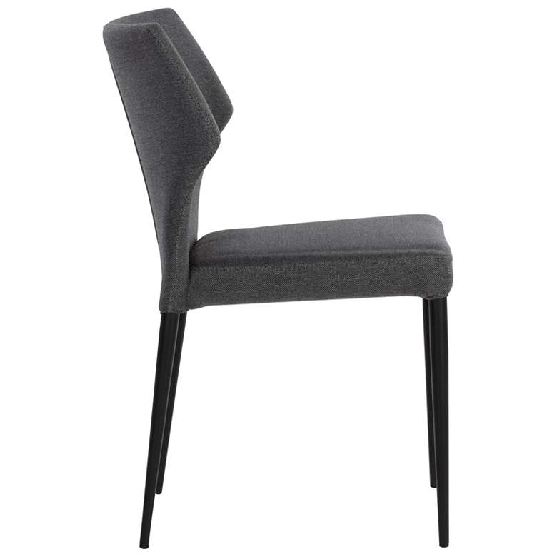 Image 3 Sunpan James Stackable Dining Chair City Gray Set of 2 more views