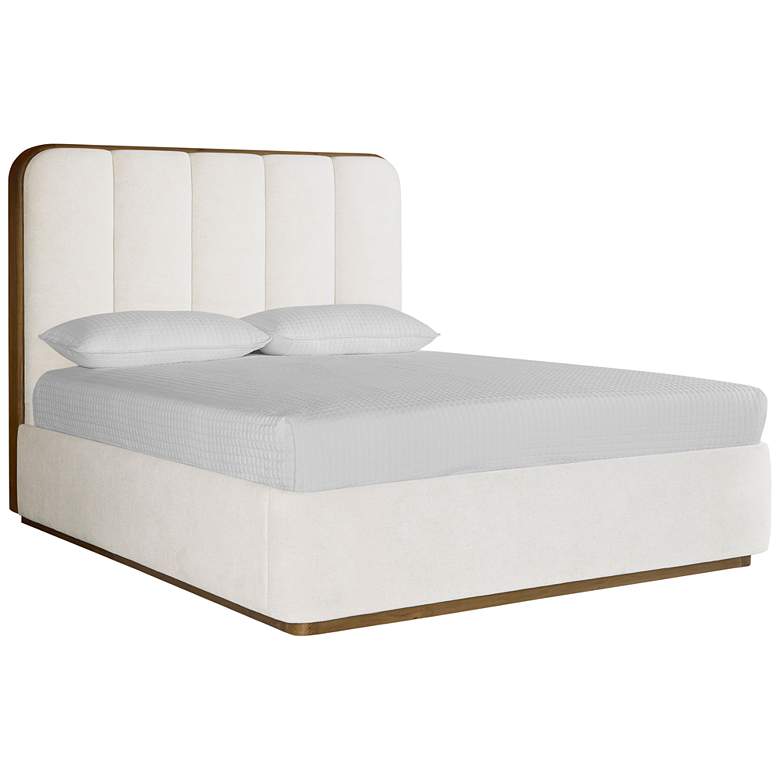 Image 1 Sunpan Jamille Bed Queen Eclipse White