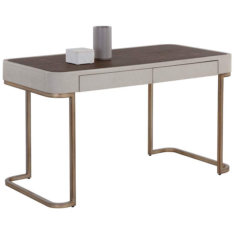 Image 2 Sunpan Jamille Desk Cream more views