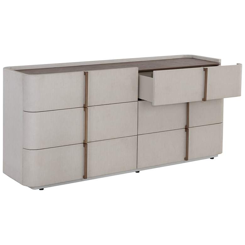 Image 3 Sunpan Jamille Dresser Cream more views