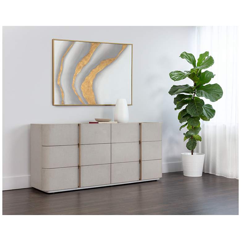 Image 5 Sunpan Jamille Dresser Cream more views