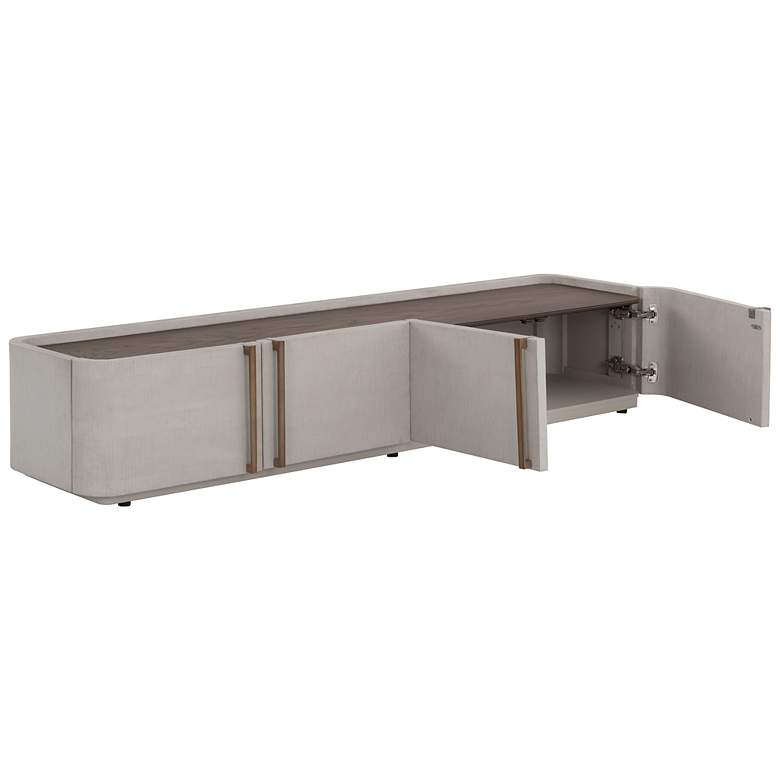 Image 2 Sunpan Jamille Media Console And Cabinet Cream more views
