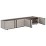 2_Sunpan Jamille Media Console And Cabinet Cream more views