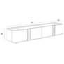 4_Sunpan Jamille Media Console And Cabinet Cream more views