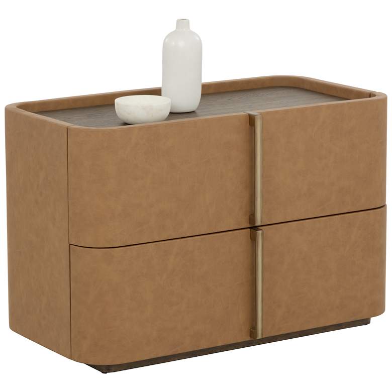 Image 1 Sunpan Jamille Nightstand Large Cognac