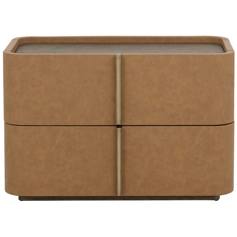 Image 3 Sunpan Jamille Nightstand Large Cognac more views