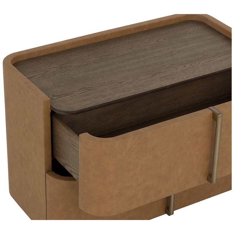 Image 6 Sunpan Jamille Nightstand Large Cognac more views