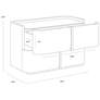 7_Sunpan Jamille Nightstand Large Cognac more views