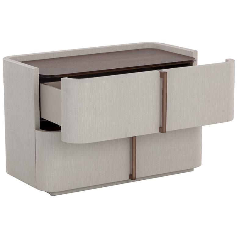 Image 3 Sunpan Jamille Nightstand Large Cream more views