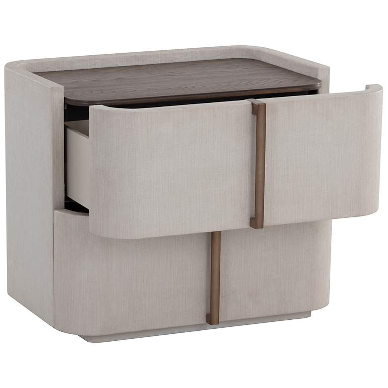 Image 3 Sunpan Jamille Nightstand Small Cream more views