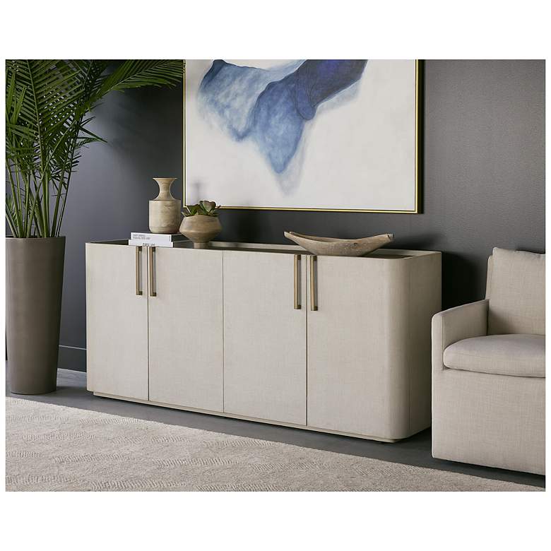 Image 5 Sunpan Jamille Sideboard Cream more views