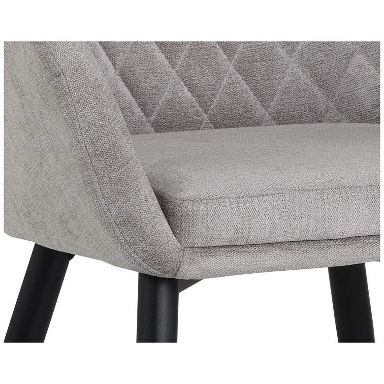 Image 4 Sunpan Jayna Dining Armchair Black Polo Club Stone more views