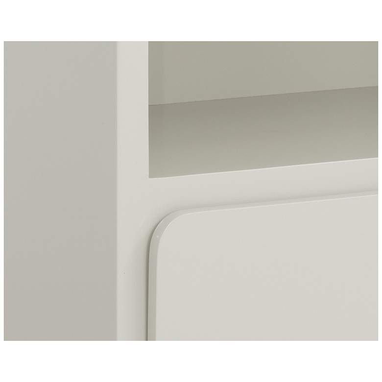Image 5 Sunpan Jenkins Nightstand High Gloss Cream more views