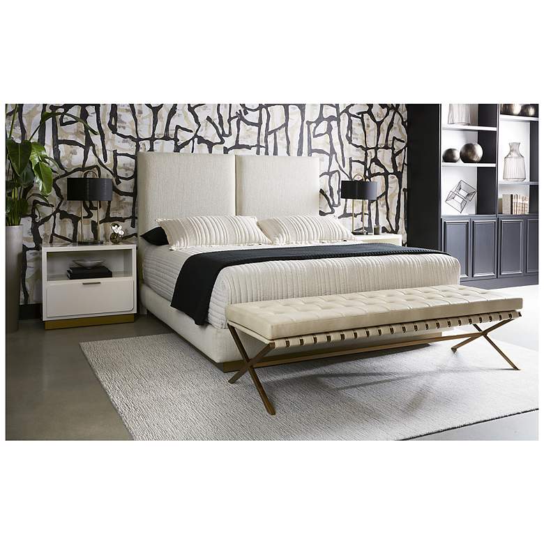 Image 7 Sunpan Jenkins Nightstand High Gloss Cream more views
