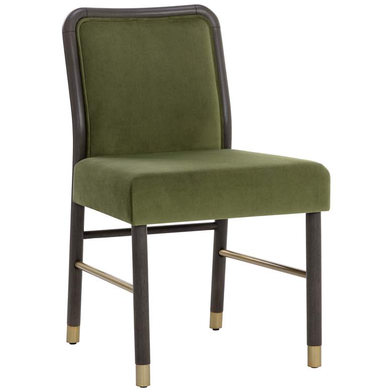Image 1 Sunpan Jeno Dining Chair Meg Olive Set of 2