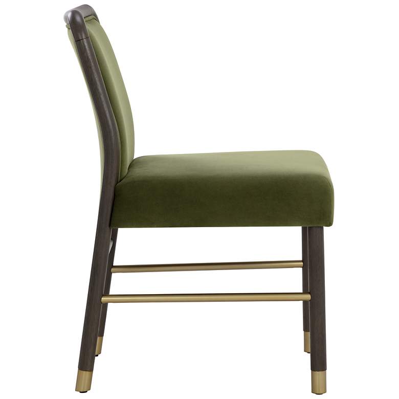 Image 4 Sunpan Jeno Dining Chair Meg Olive Set of 2 more views