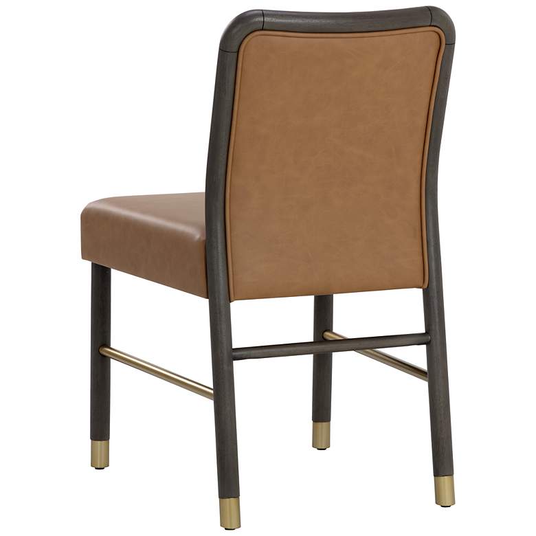 Image 5 Sunpan Jeno Dining Chair Milliken Cognac Set of 2 more views