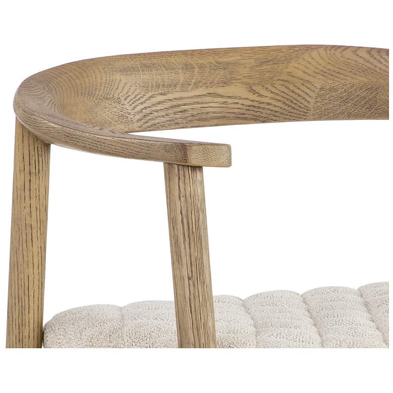 Image 6 Sunpan Jeremy Counter Stool Weathered Oak Dove Cream more views