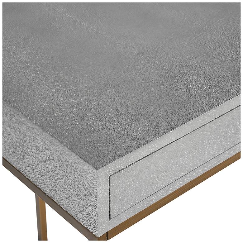 Image 6 Sunpan Jiro Desk Gray Shagreen more views