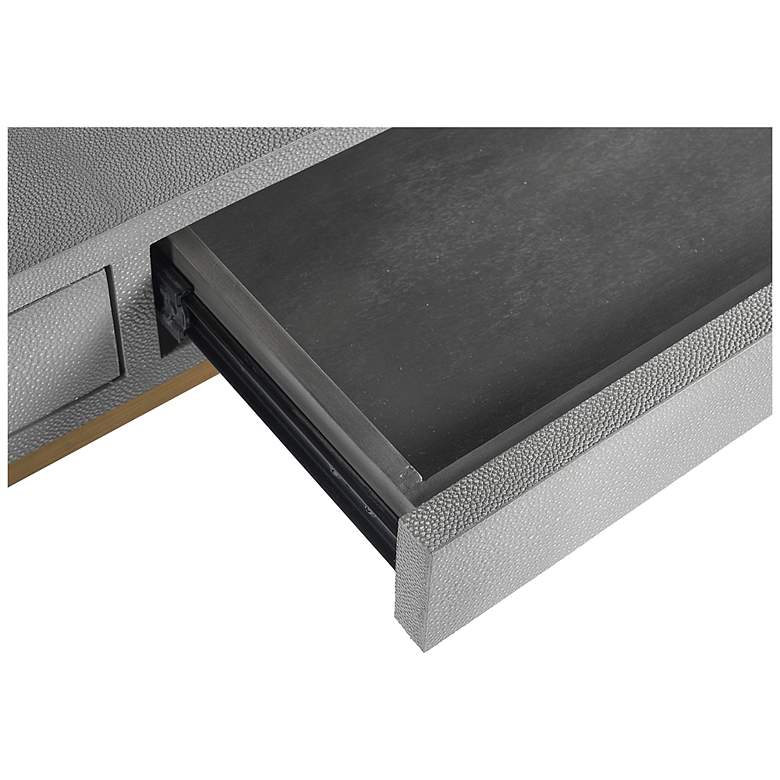 Image 7 Sunpan Jiro Desk Gray Shagreen more views