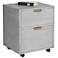 Sunpan Jiro File Cabinet Gray Shagreen