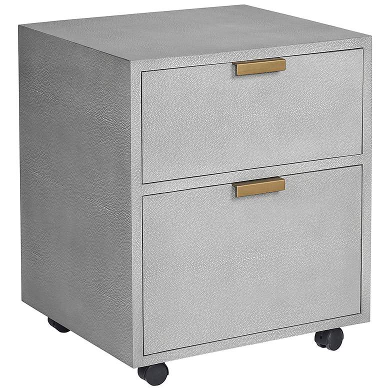 Image 2 Sunpan Jiro File Cabinet Gray Shagreen more views