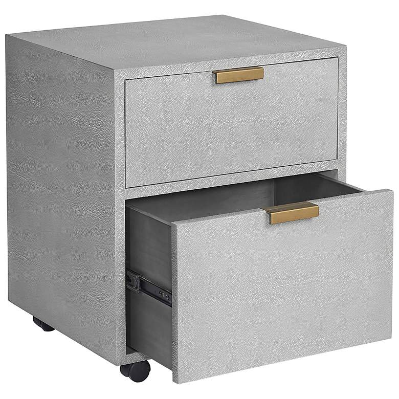 Image 3 Sunpan Jiro File Cabinet Gray Shagreen more views
