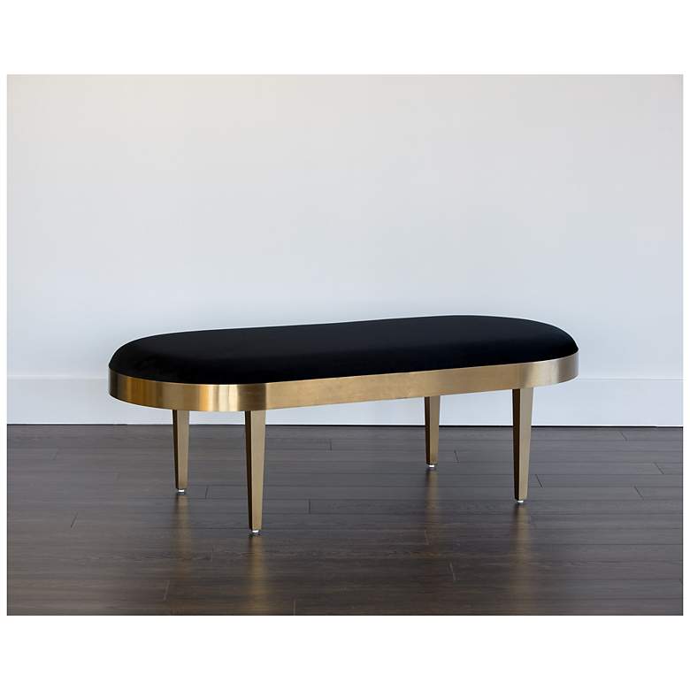 Image 3 Sunpan Jolie Bench Black Sky more views