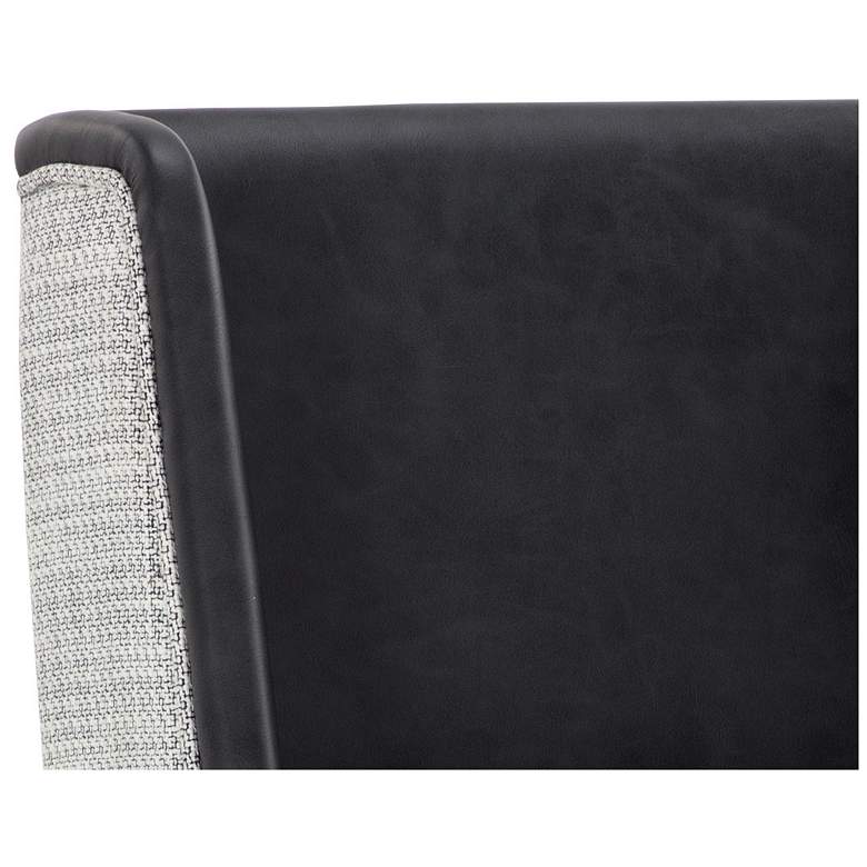 Image 6 Sunpan Joplin Barstool Cantina Black and Vera White Pepper more views