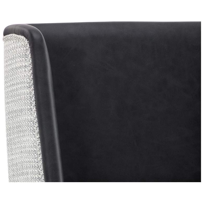 Image 6 Sunpan Joplin Counter Stool Cantina Black and Vera White Pepper more views
