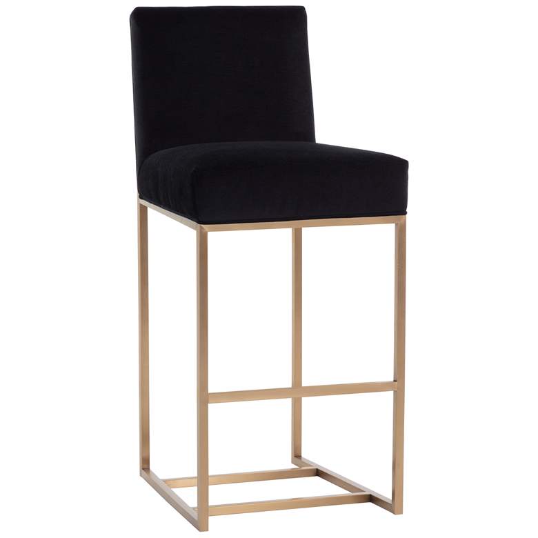 Image 1 Sunpan Joyce Barstool Cube Black