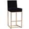 Sunpan Joyce Barstool Cube Black