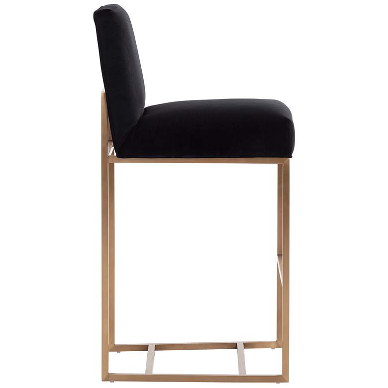 Image 2 Sunpan Joyce Barstool Cube Black more views